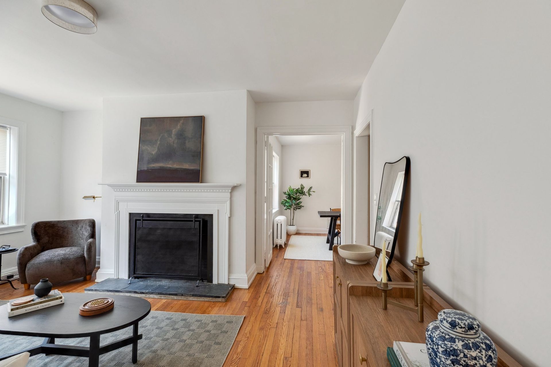 LIving Room at 10 Montgomery, Bala Cynwyd