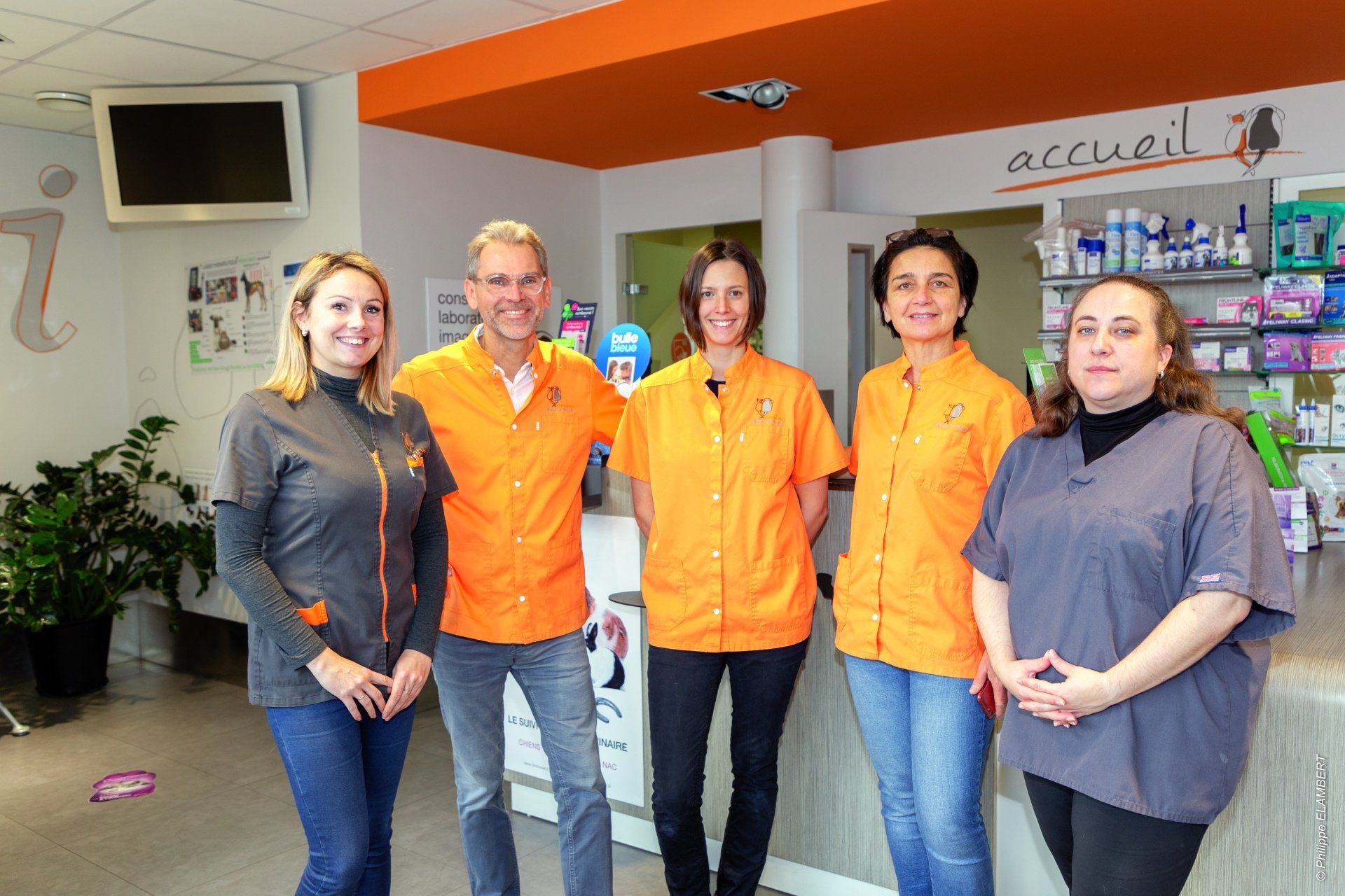 l'équipe de la clinique vétérinaire Amimo de Melun