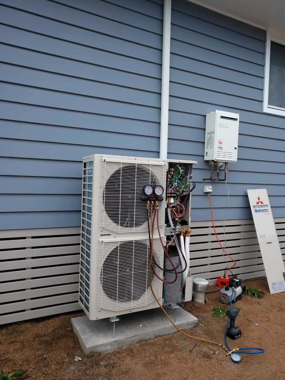 Aircondition System Open for Repairing — Airconditioning Servicing & Repairs in Albion Park, NSW
