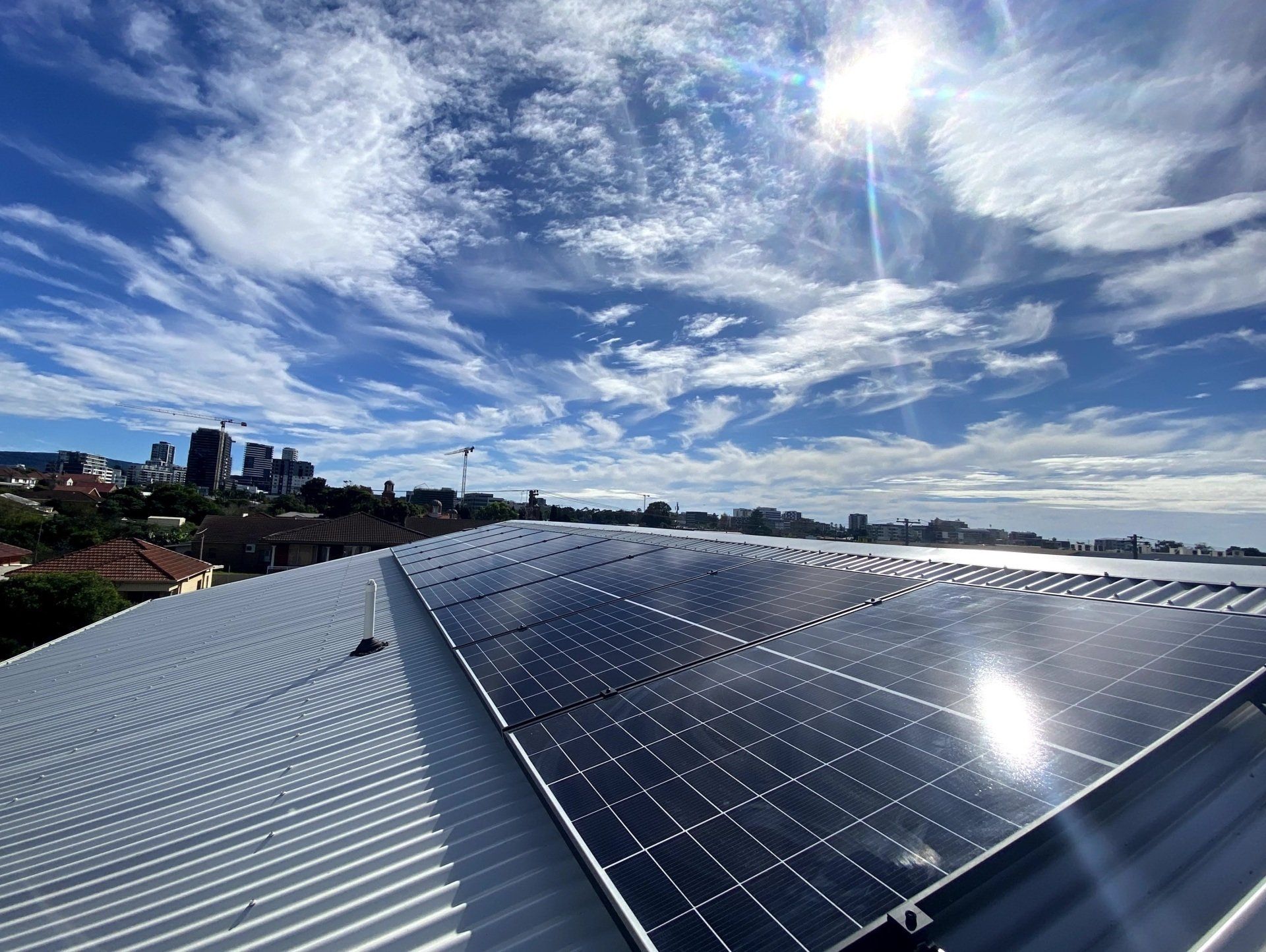 Solar Panels With The Blue Skies — Servicing Homes & Businesses in Albion Park, NSW
