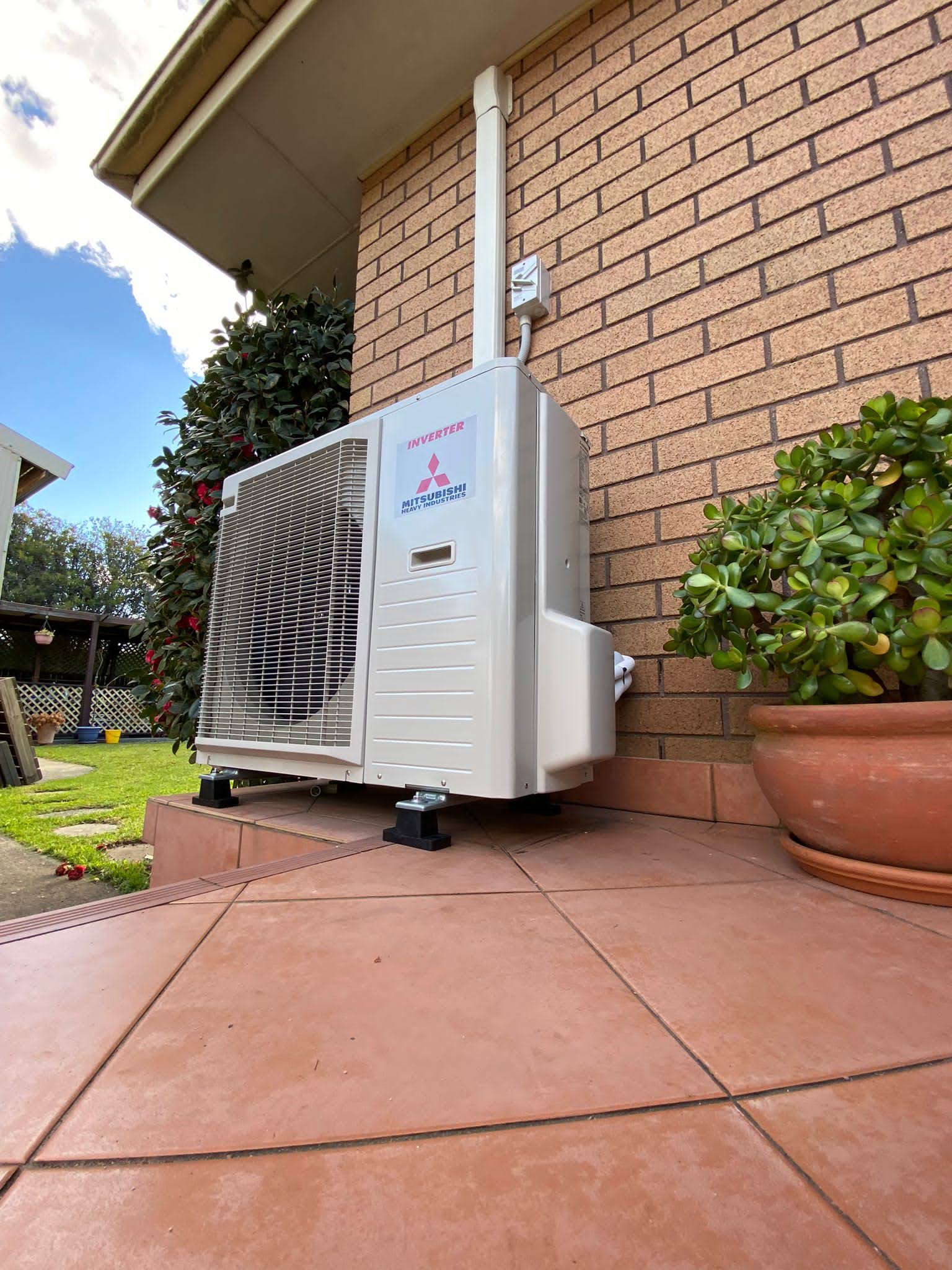 Inverter Mitsubishi Aircon Installed — Servicing Homes & Businesses in Albion Park, NSW