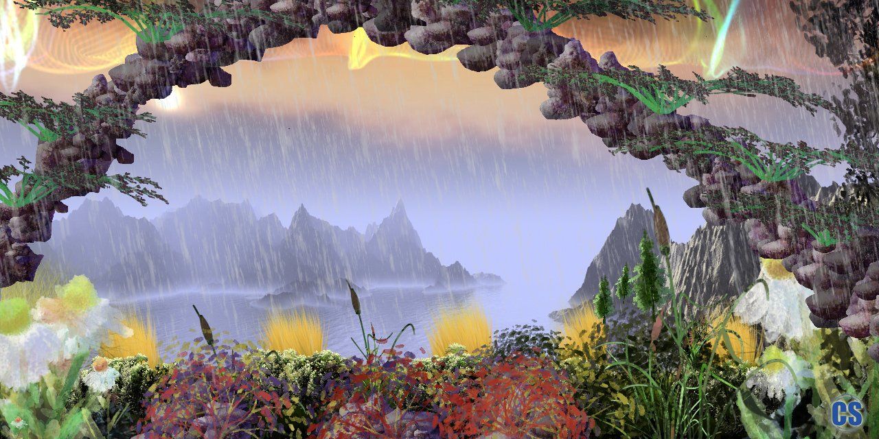 Rocks and rain