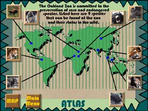 A Trip to the Oakland Zoo - CD ROM - Atlas