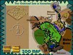 A Trip to the Oakland Zoo - CD ROM - Map