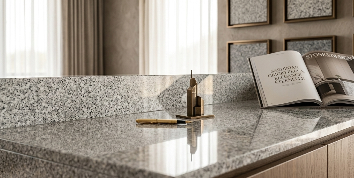 Sardinian grigio Perla elegance