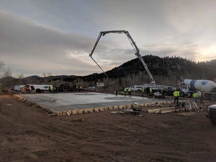 Concrete Services — Concrete Construction site in East Helena, MT