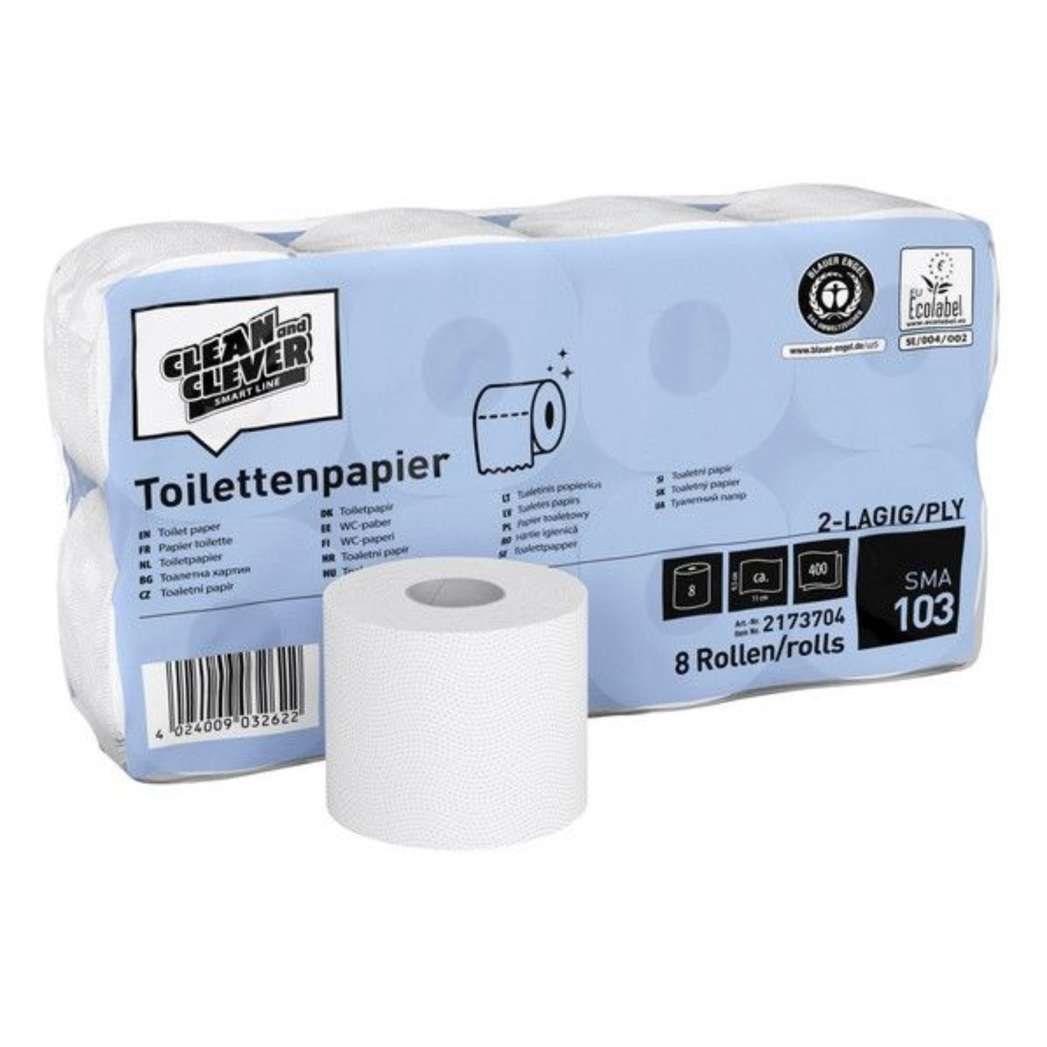 CLEAN and CLEVER Toilettenpapier