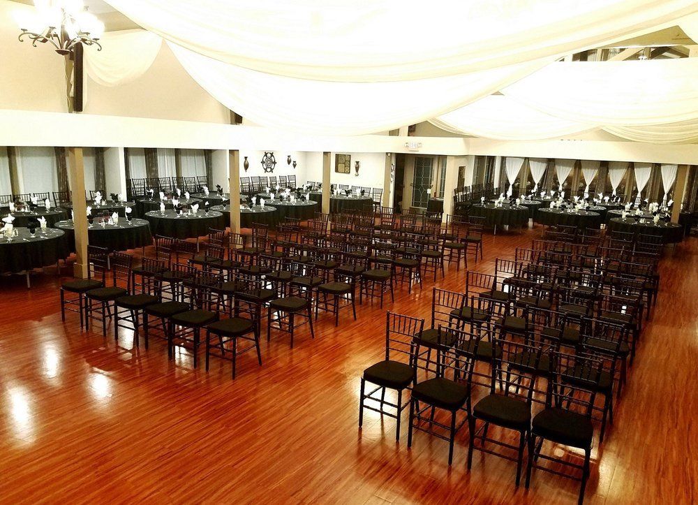 Black Chairs — Lakeville, MN — Phoenix Cove Event Center