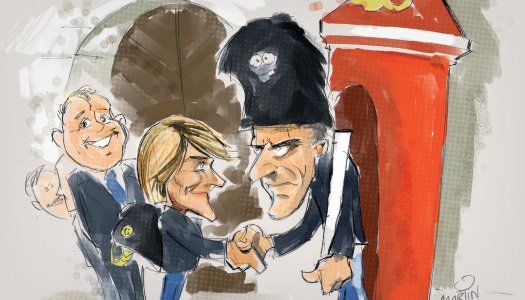 Illustration til magasin for 3F