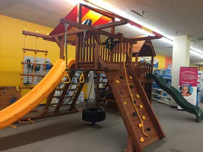 Amazon.com: Wooden Indoor Foldable Climbing Playset - Playground for Kids -  Gym Sets Up with Hammock Climbing Ladder Swing Slide and Rings (Natural  Color) : Toys & Games