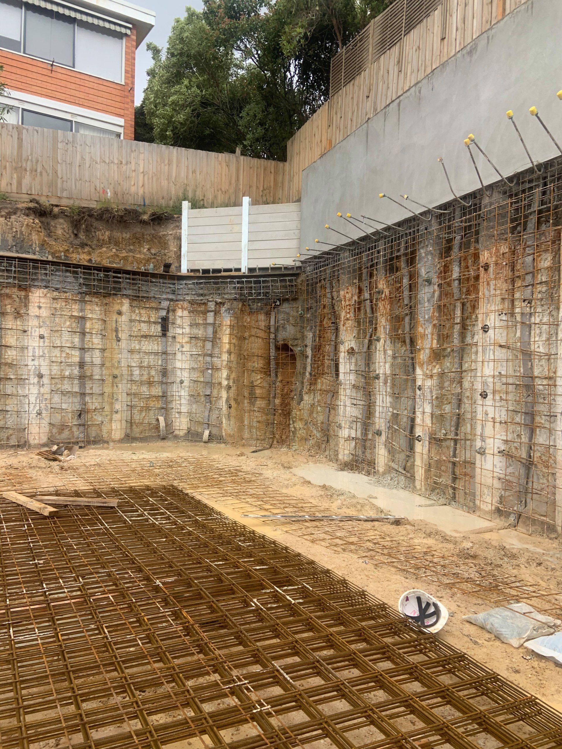 ongoing construction area