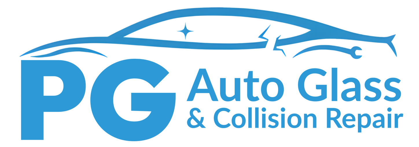 P G Auto Glass & Collision Repair Logo