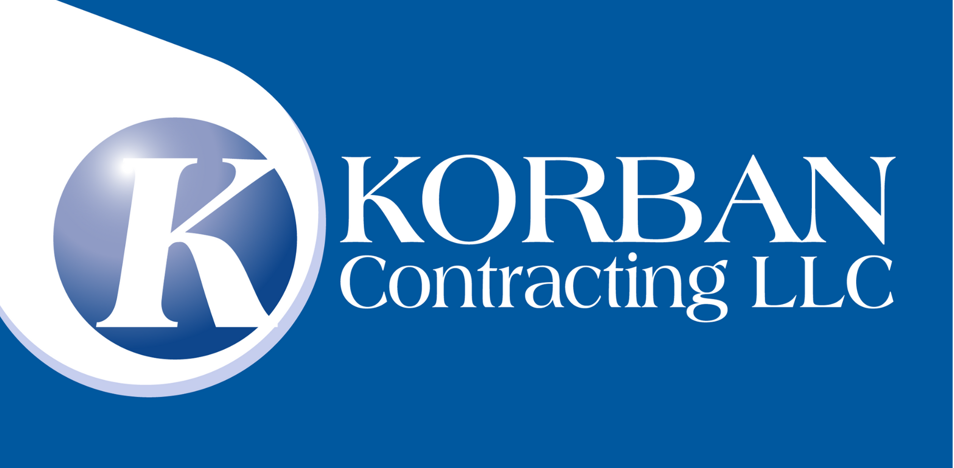 A logo for rothbart contracting with a hammer on it.
