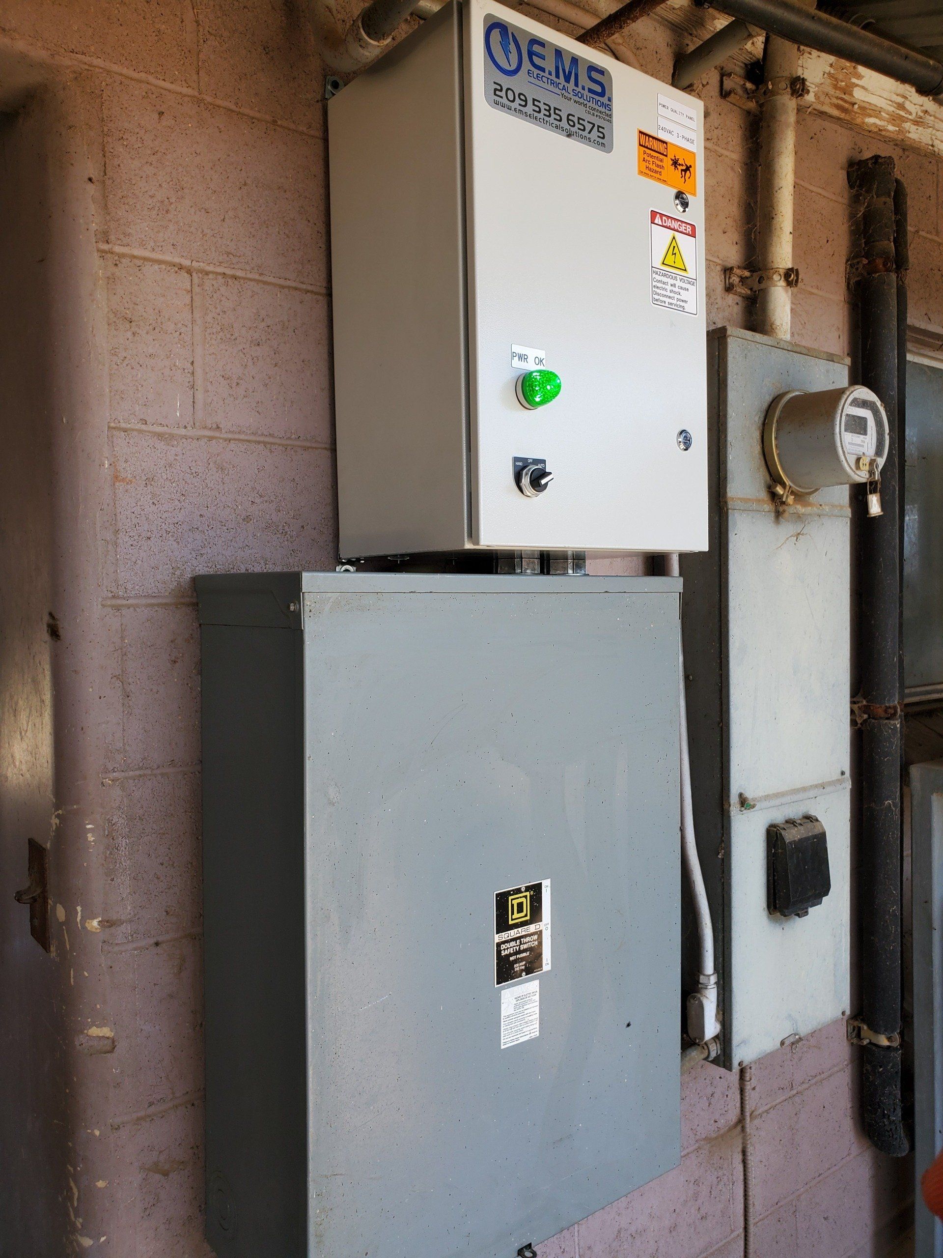 EMS built a Active Power Quality Panel system