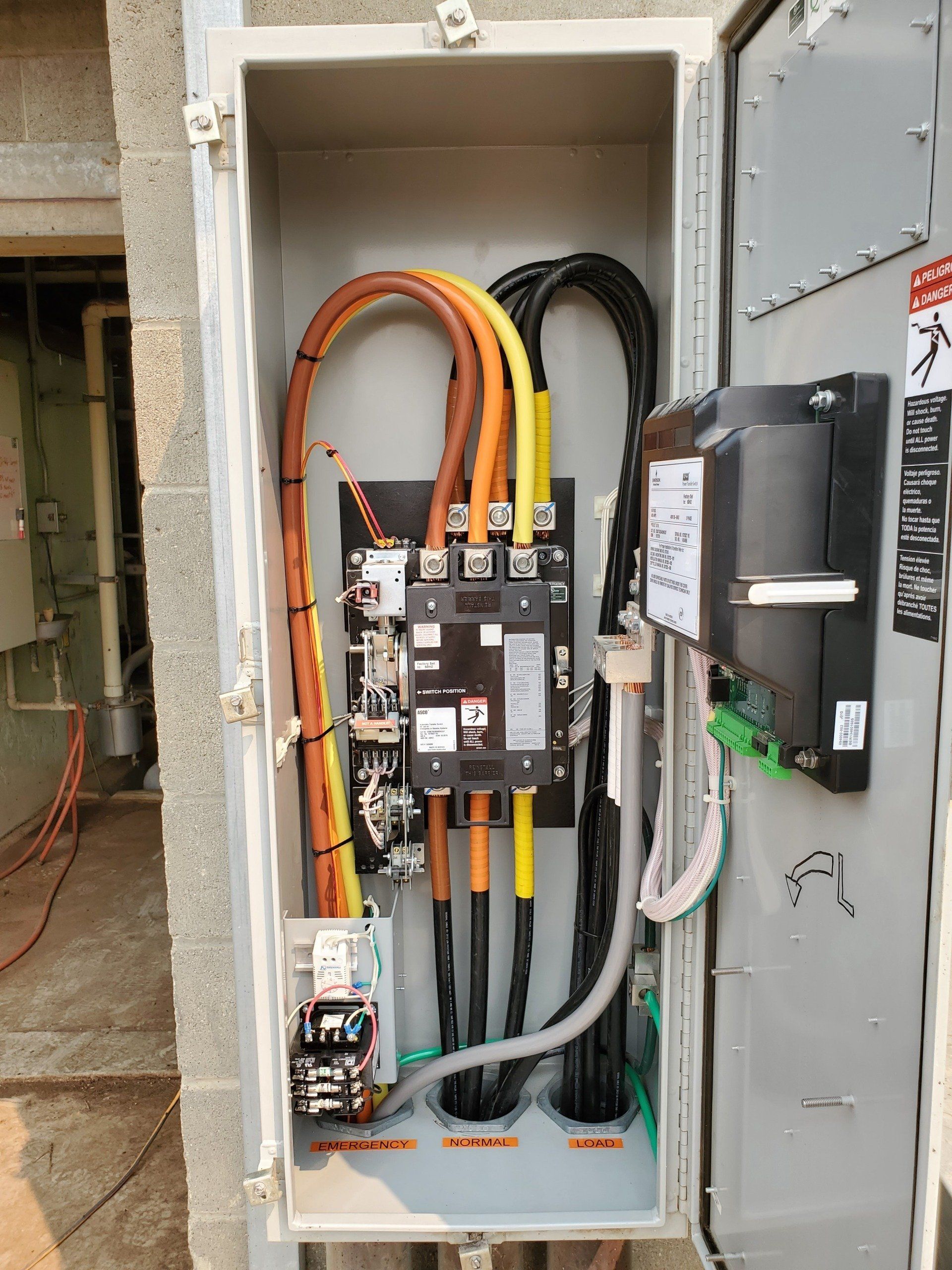 Automatic Transfer Switch ATS installation by EMS