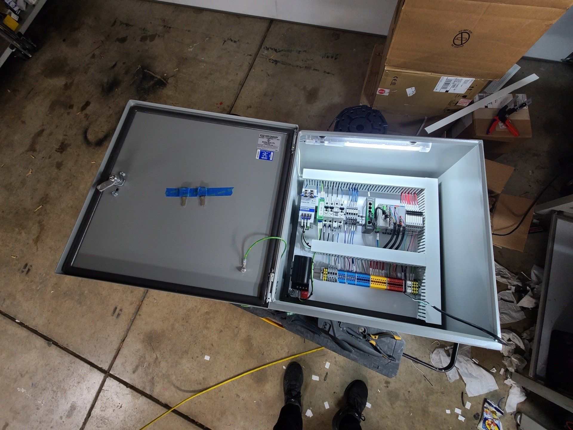 EMS Electrical building automation control cabinet