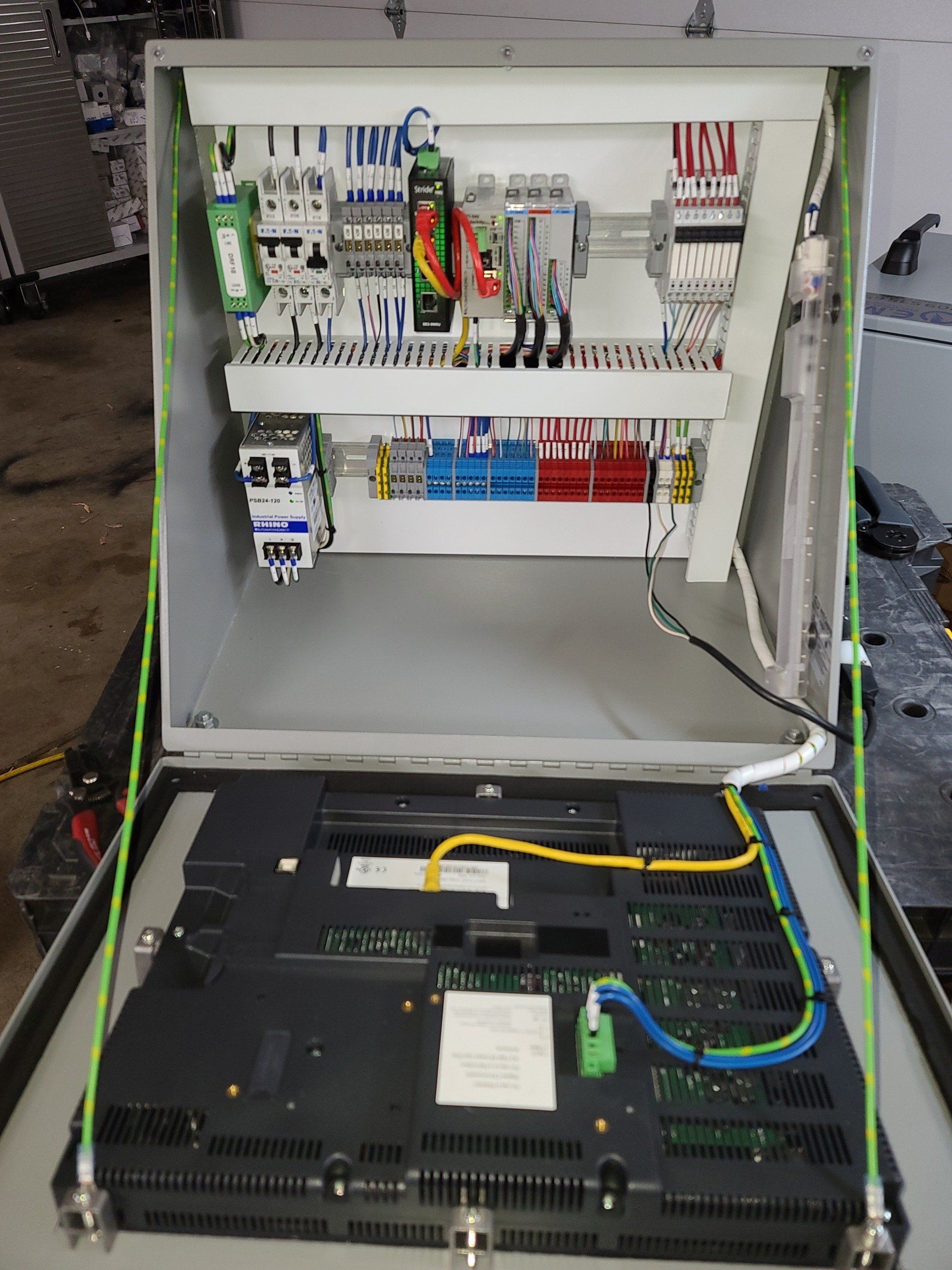 EMS builds console style PLC & HMI control system