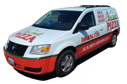 cascade pizza delivery van