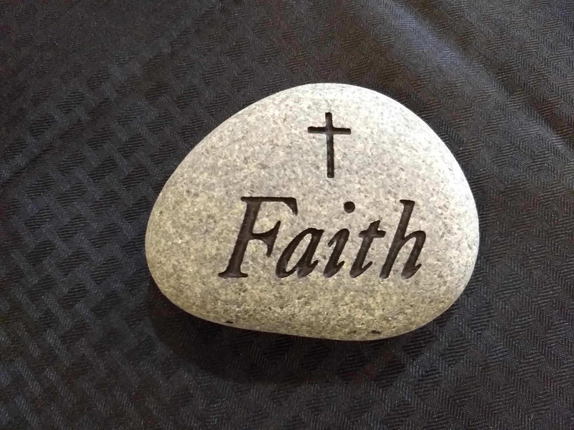 Gift stone, faith