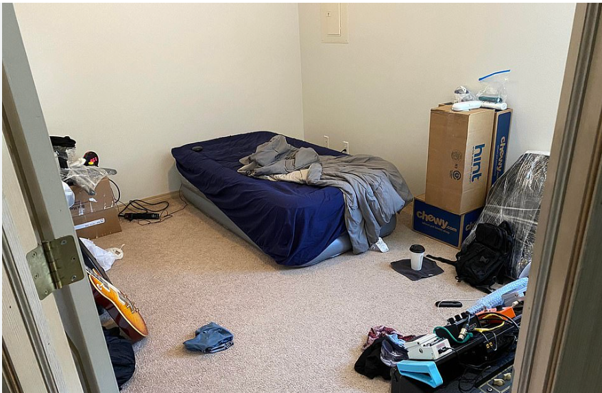 messy bachelor pad
