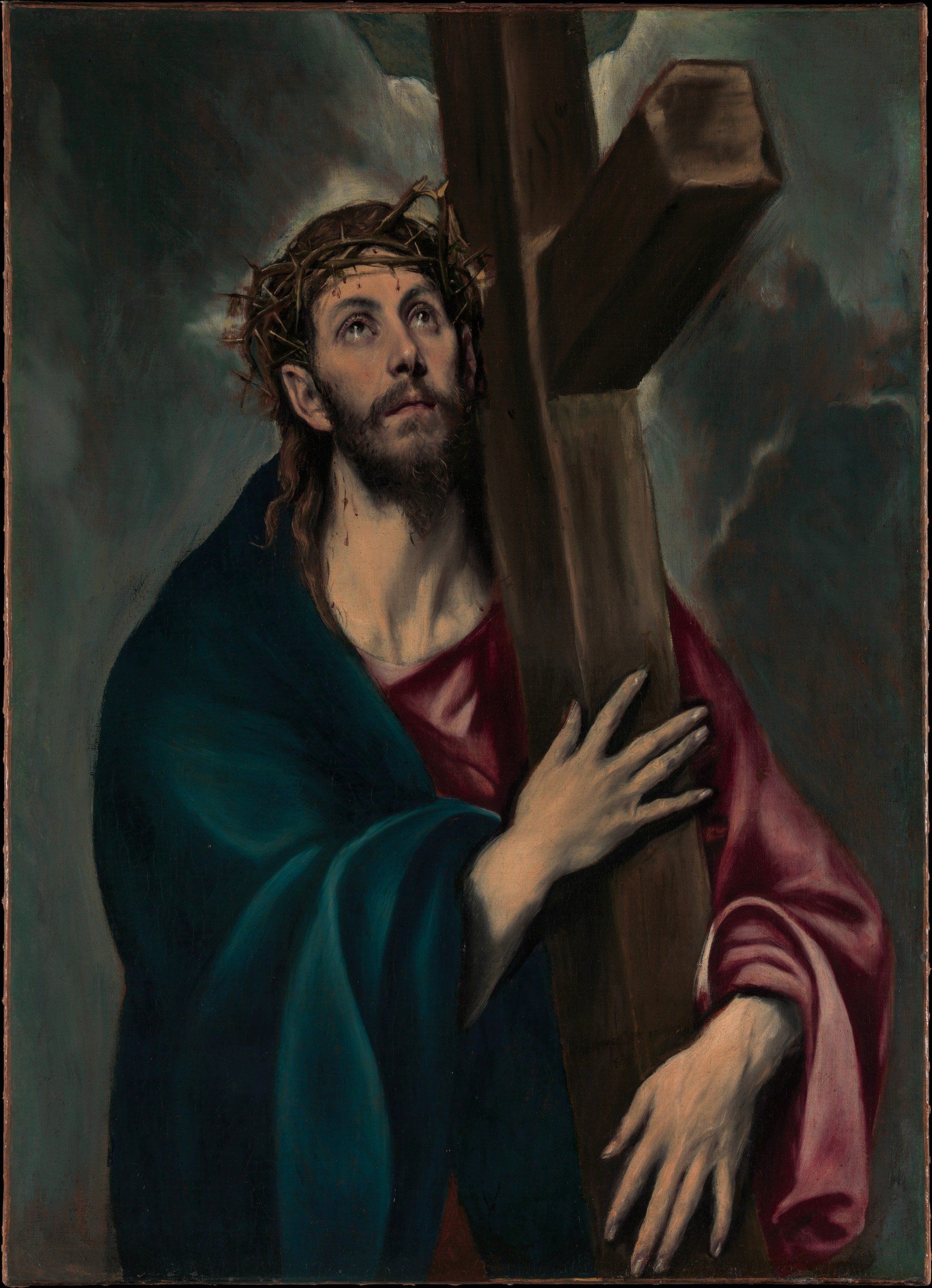 Greco Jesús con la cruz a cuestas