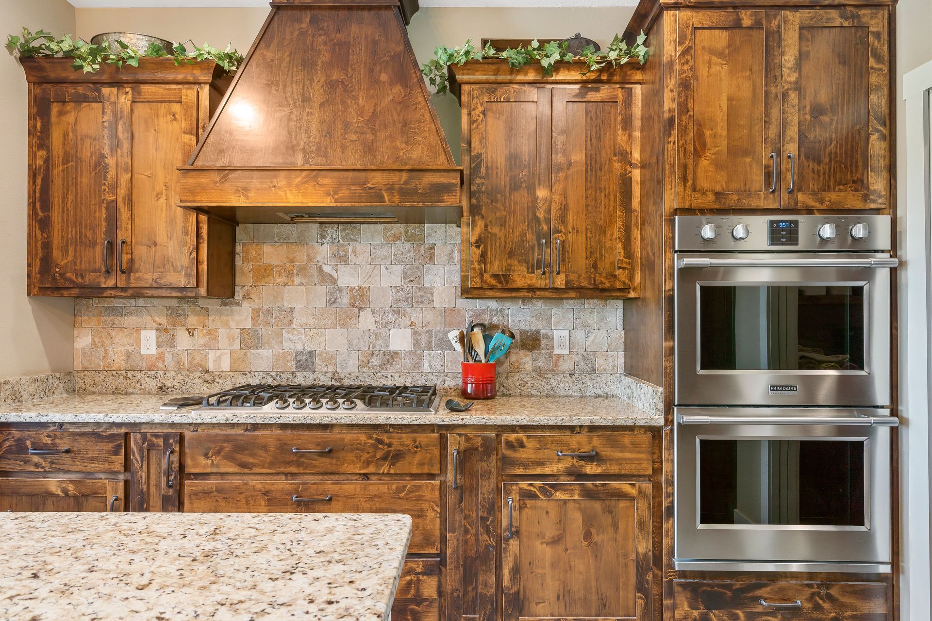 Interior kitchen design in an ICF house in Ozark, MO