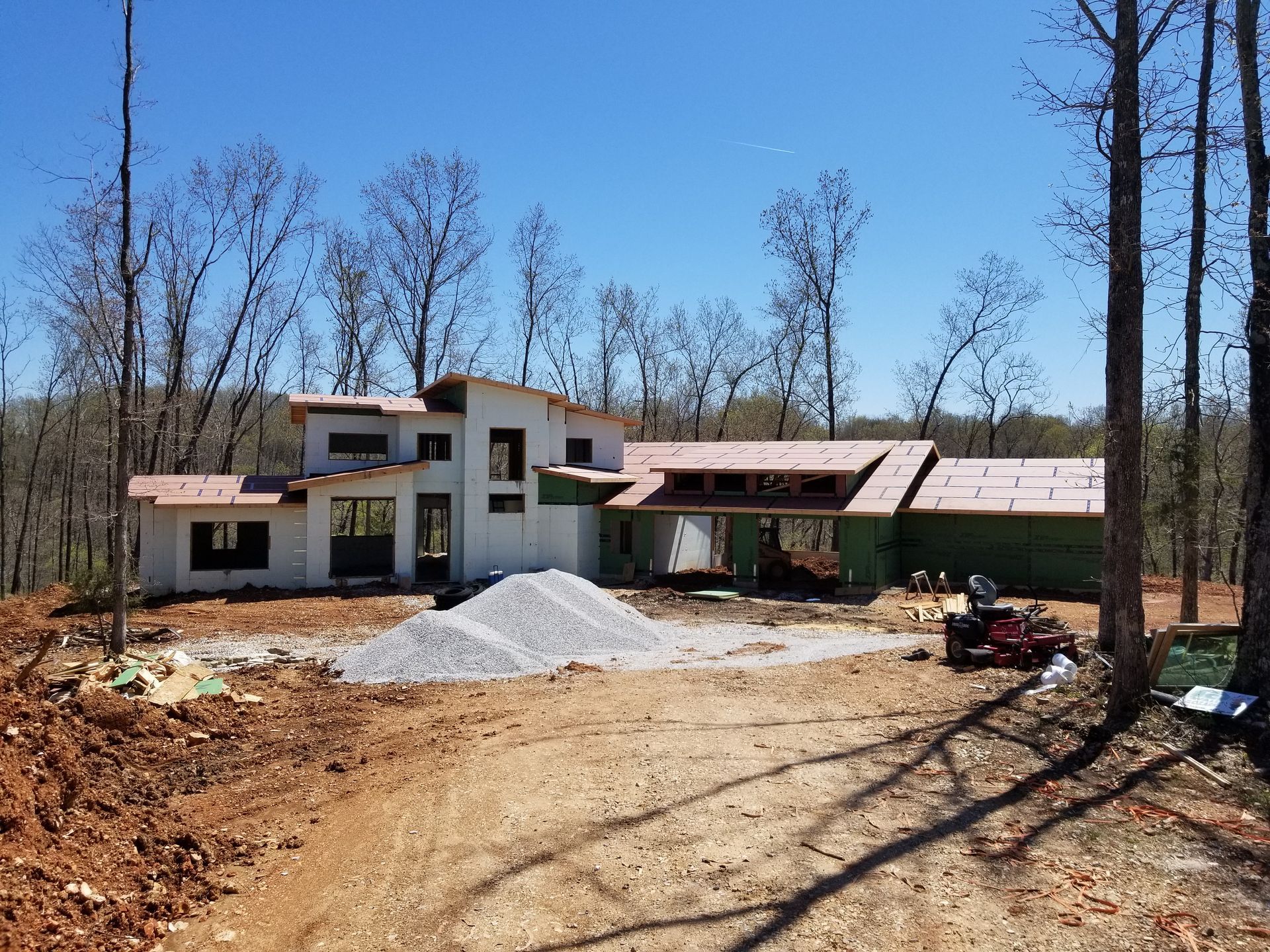 ICF Home Almost Done Being Built in Springfield, MO | Contractors and Subcontractors