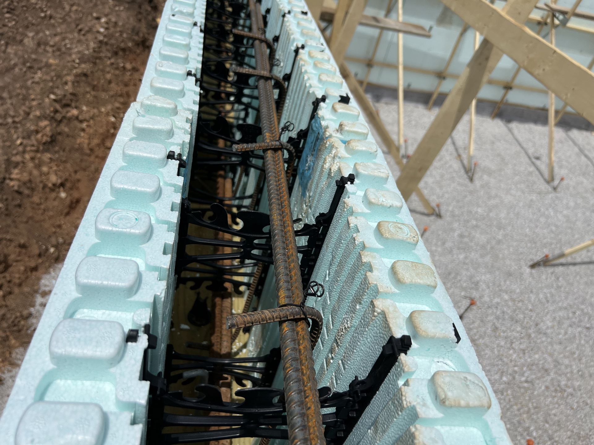 2 layers of insulated concrete forms | Best builders for saferooms and dry-ins | Branson, Jefferson City, Kansas City, MO