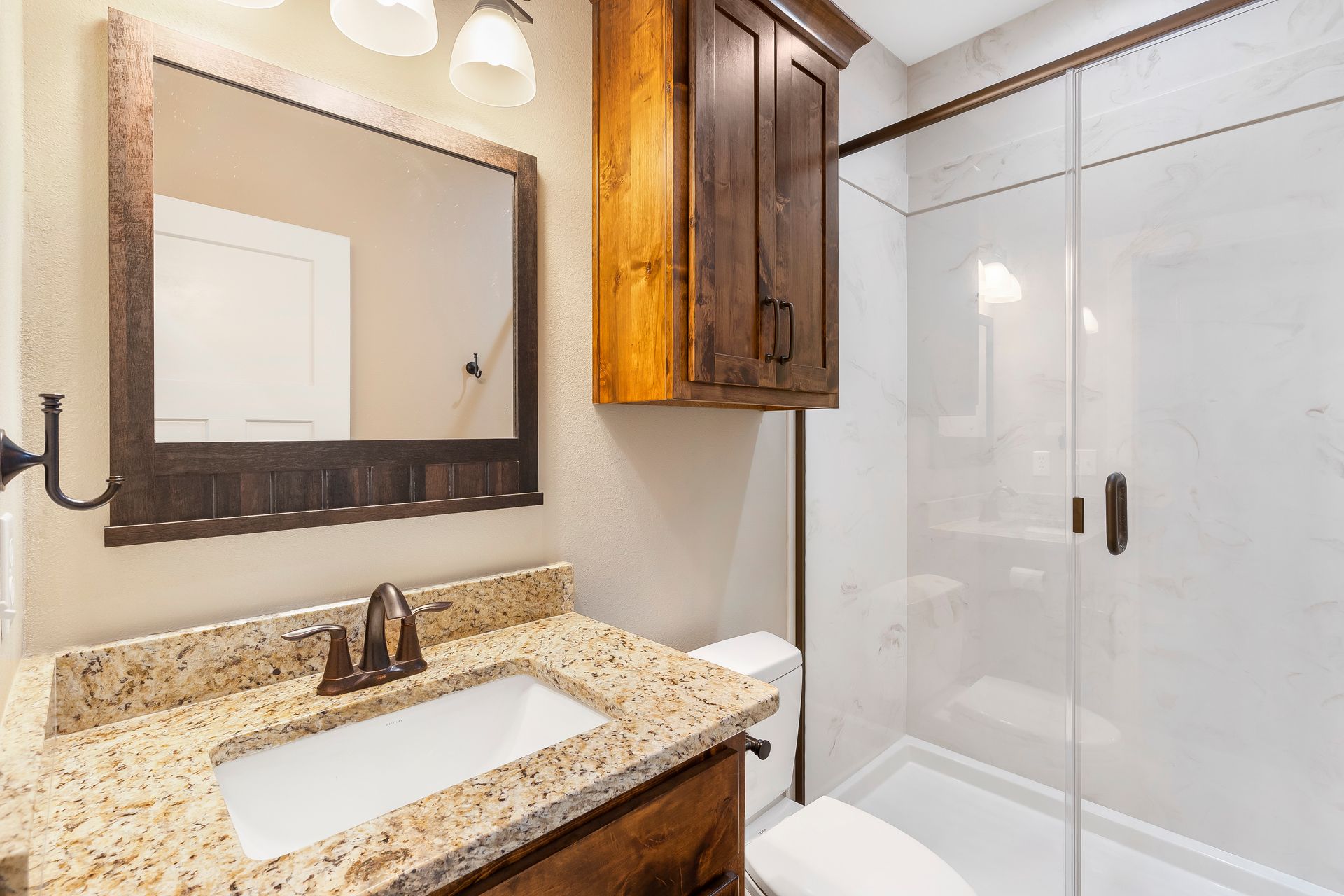 Custom ICF Farmhouse | bathroom view | block dealers in springfield MO