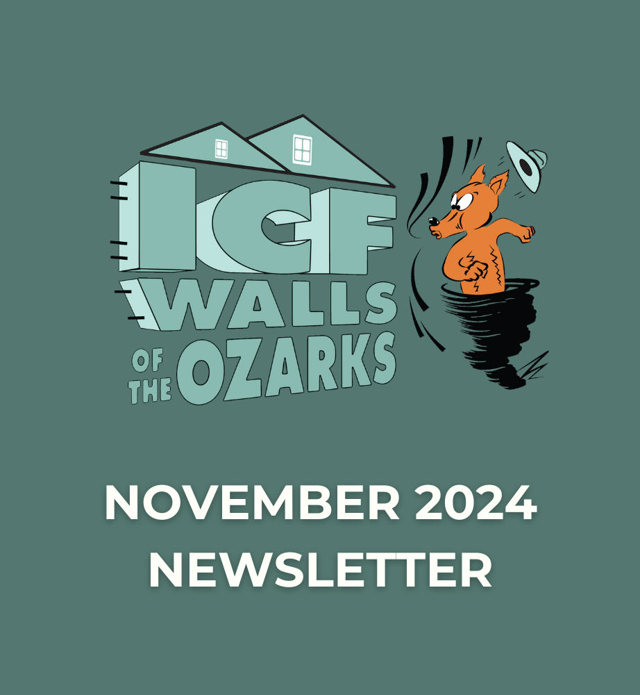 ICF Walls of the Ozarks November 2024 Newsletter - Springfield, MO