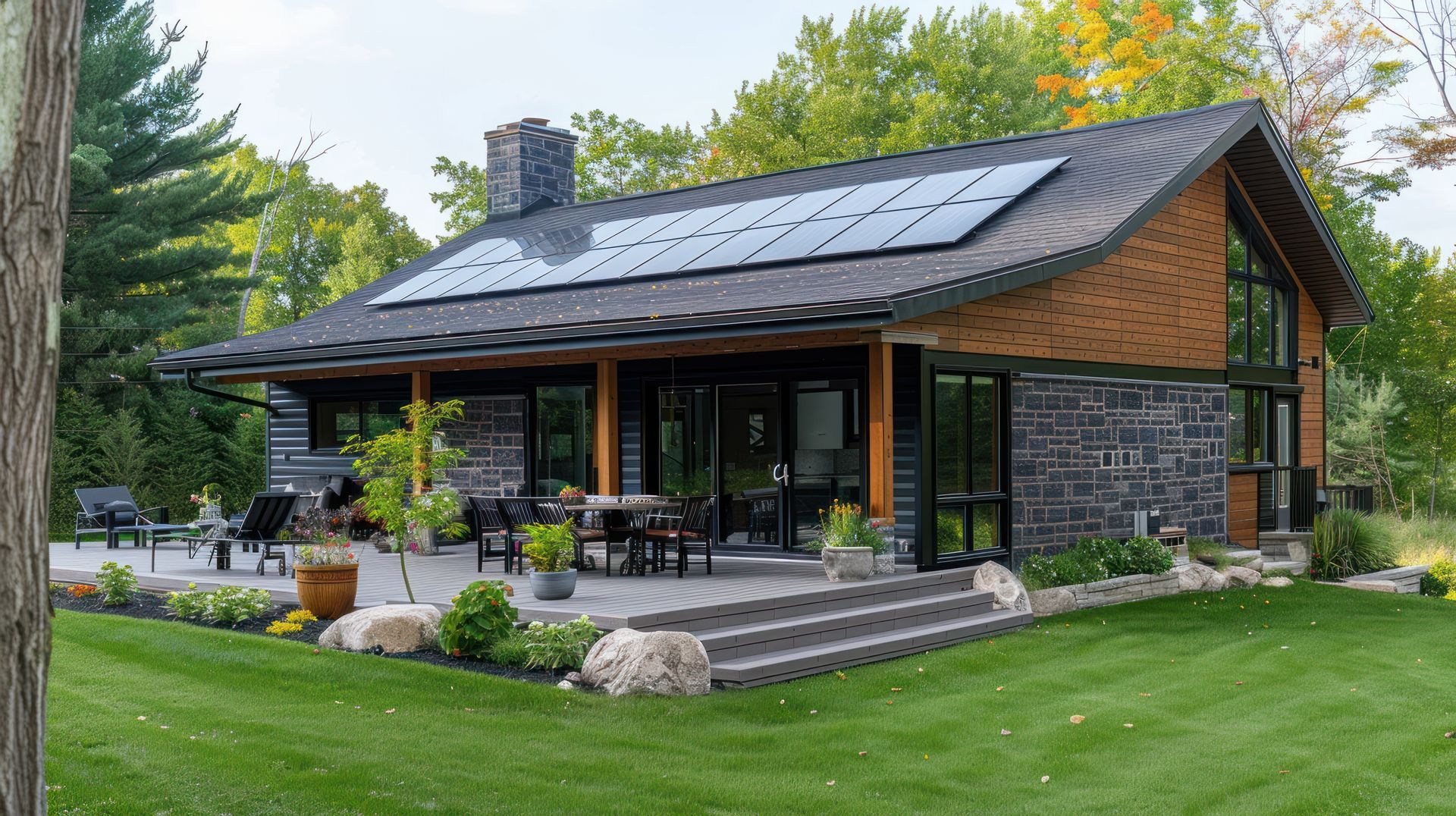 An ICF net zero passive house with solar panels | Branson, MO