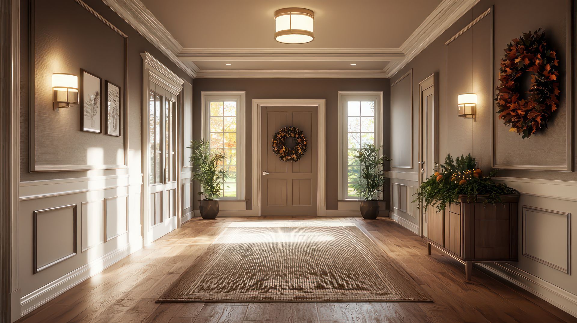 Warm and inviting extra wide entryway | Rogersville, MO