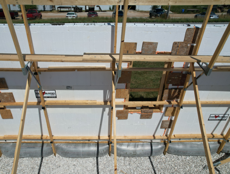 example of icf footers and walls | Installation in Nixa MO 