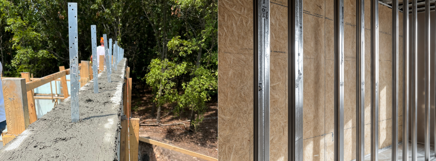ICF concrete wall assembly vs steel stud wall | Springfield, MO