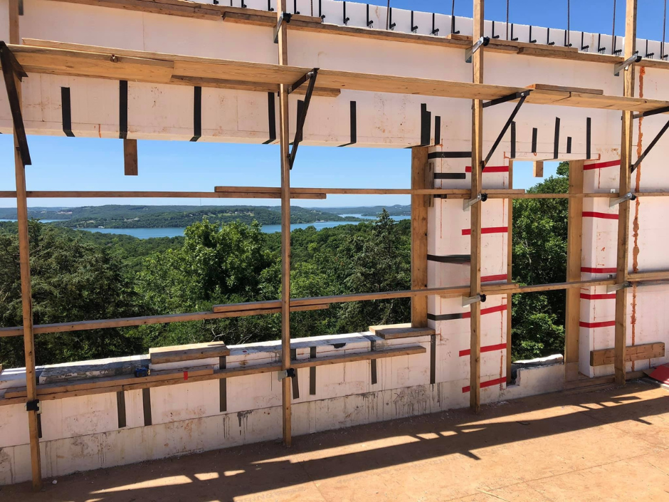 Lake view from an ICF house | Branson West, MO