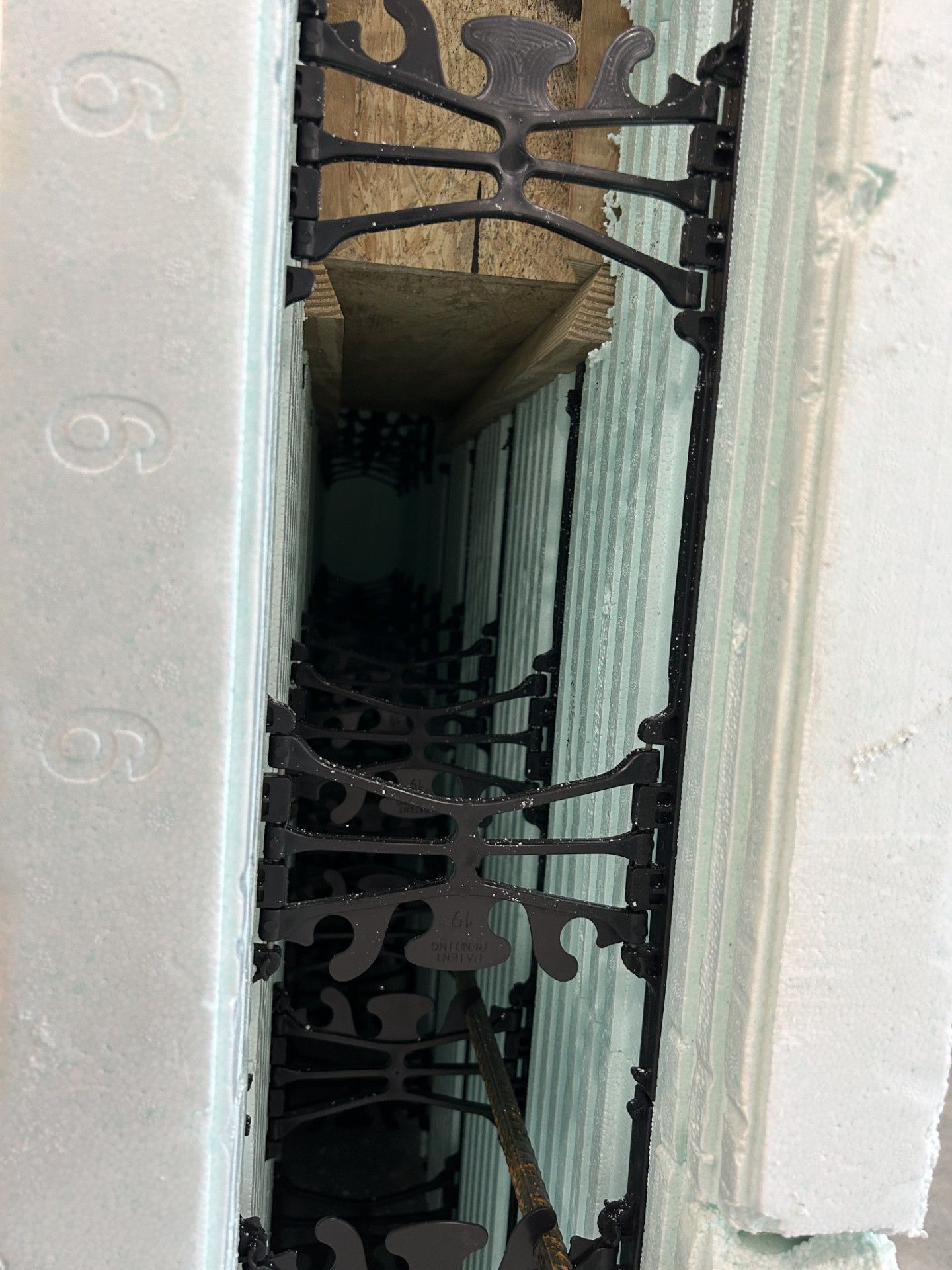 ICF wall construction - inside view of ICF wall - Builders in Ozark and Springfield MO