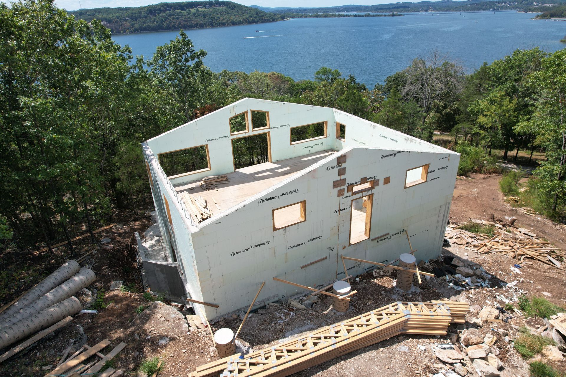 ICF custom concrete home on Table Rock Lake | Reeds Spring, MO