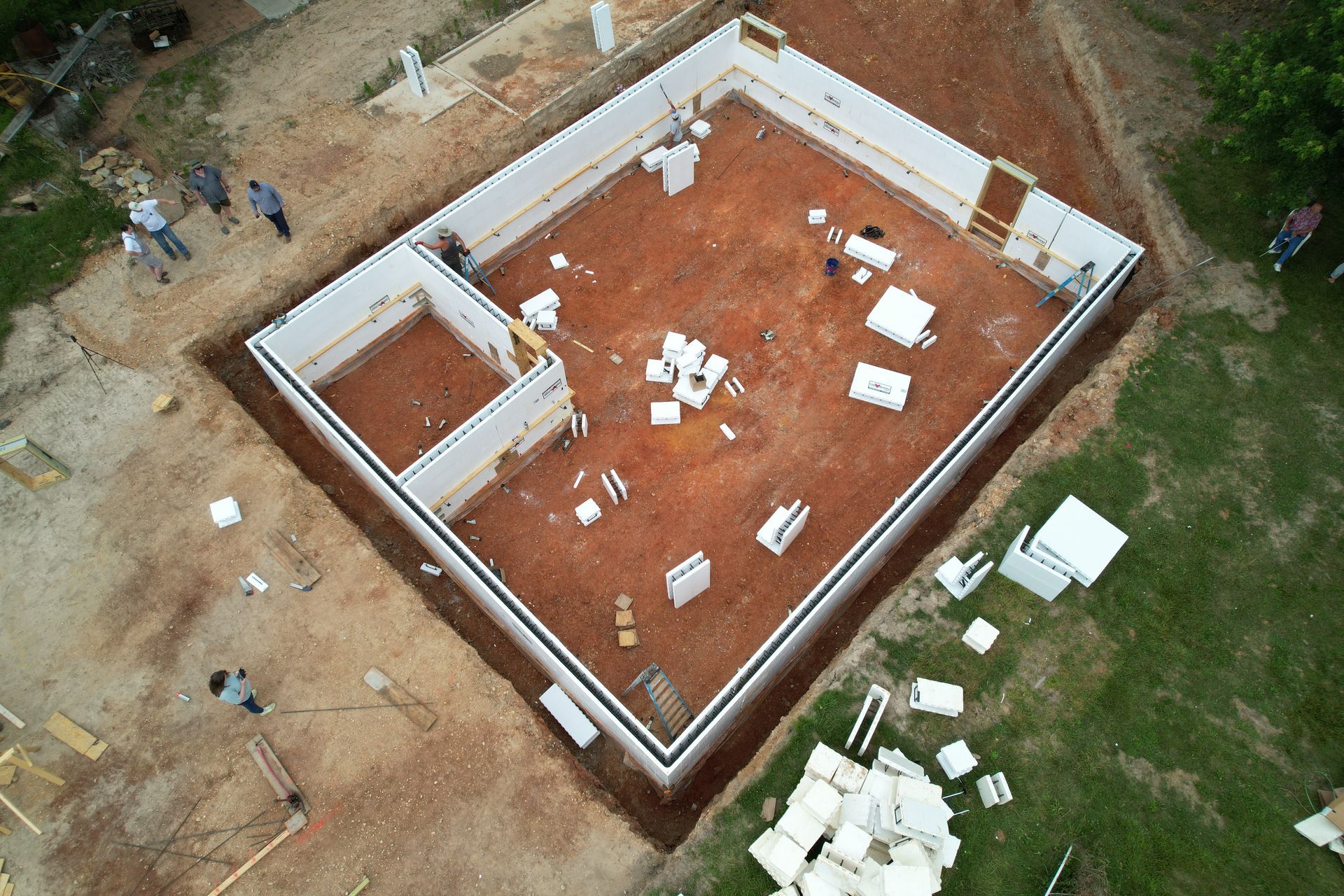 ICF safe room under construction | Branson, MO