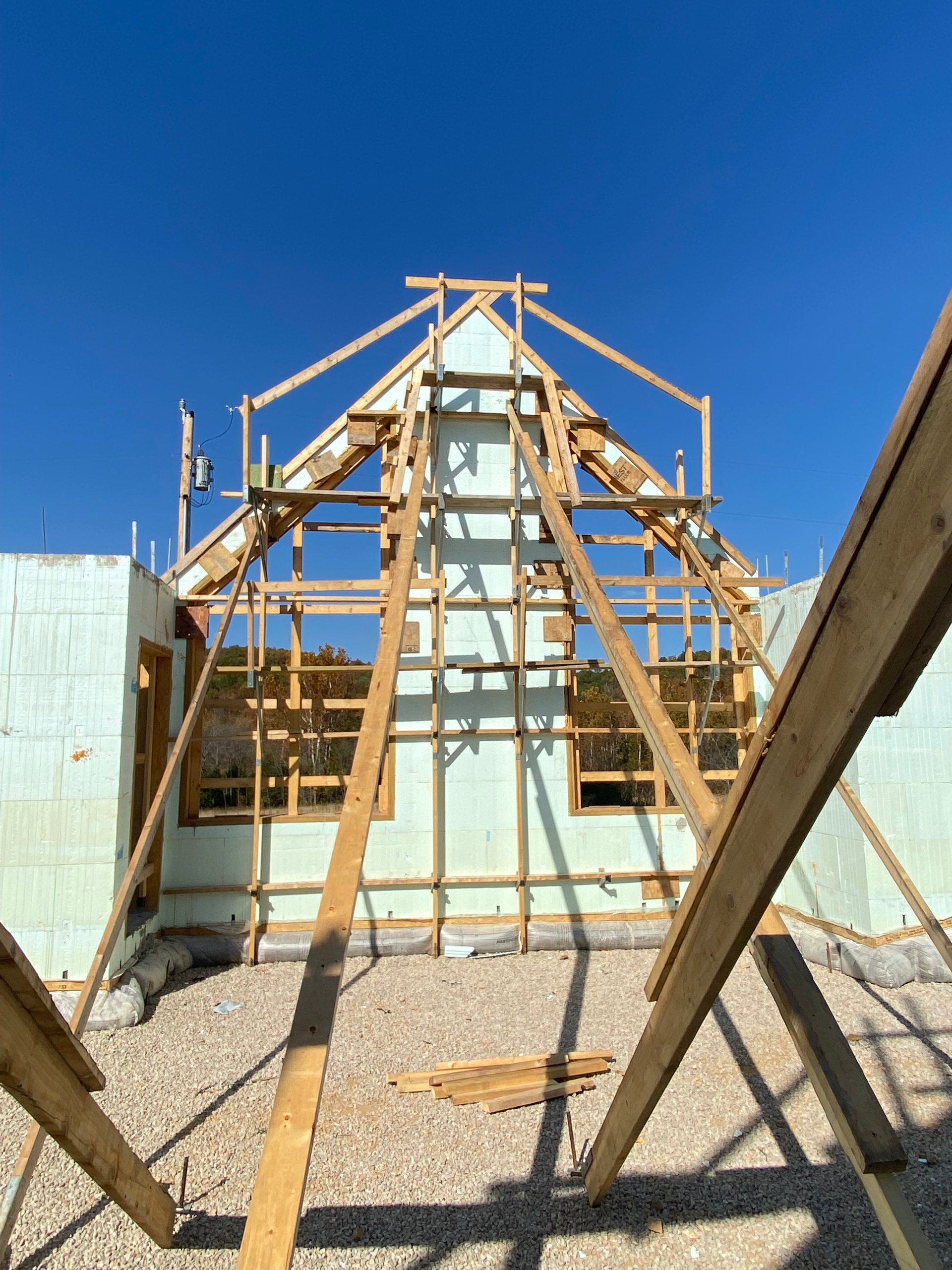 ICF home under construction with bracing | Joplin, MO
