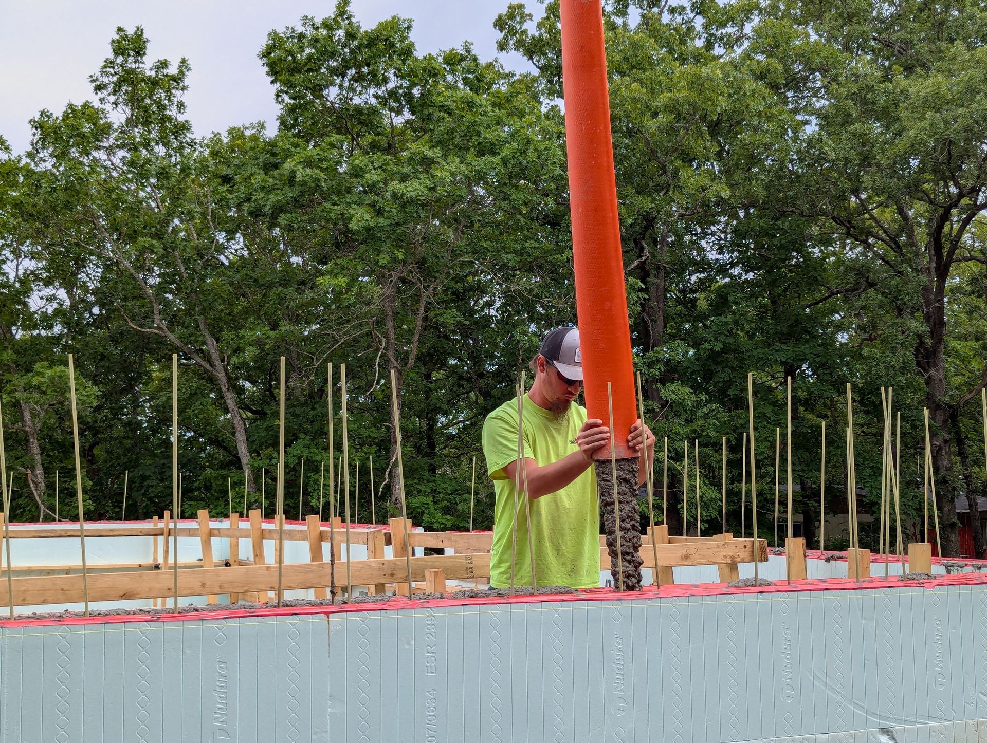 Monolithic concrete pour with ICF walls on Table Rock Lake | Reeds Spring, MO