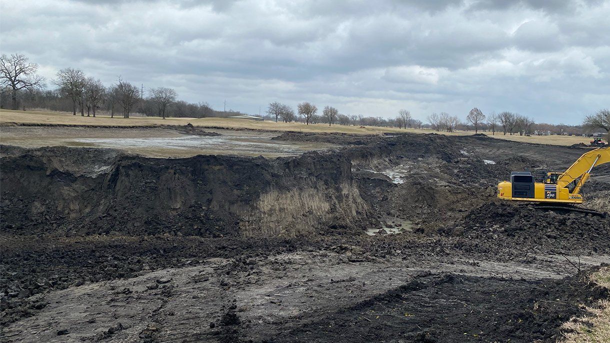 Bulldozer doing dirt work