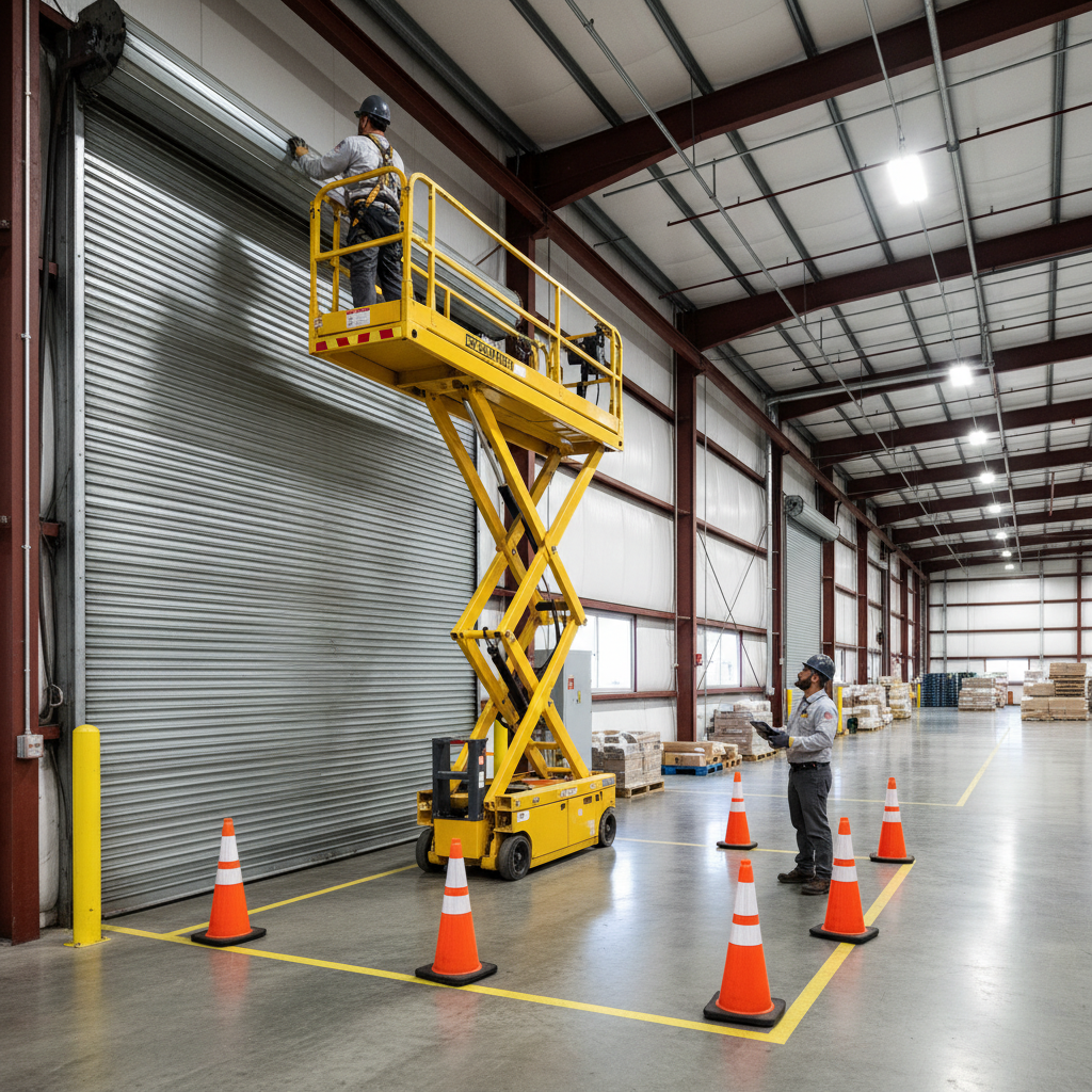 Single garage door safety sensor receptor eye, designed to halt door operation when the beam is interrupted.