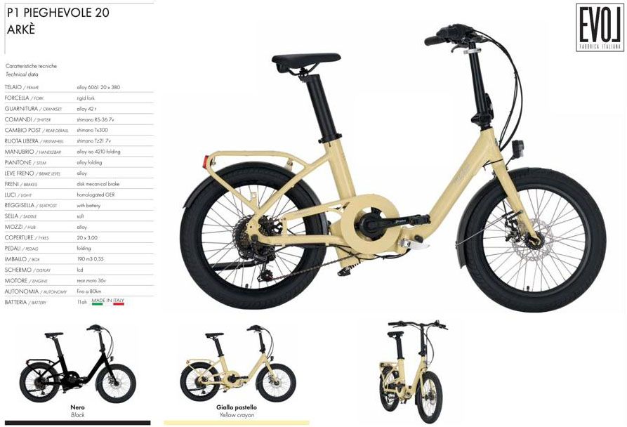 P1 pieghevole 20 Arkè