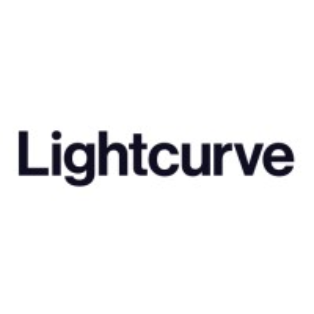 Lightcurve logo, dark gray text on white background.