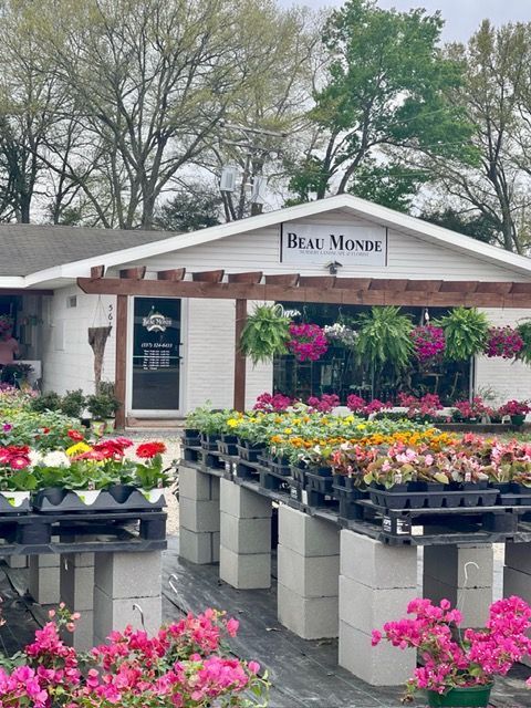 Exterior of Beau Monde Garden Center in Scott, LA
