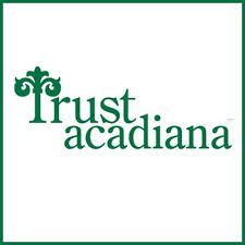Logo of Trust Acadiana in green, with a stylized tree icon above the word 