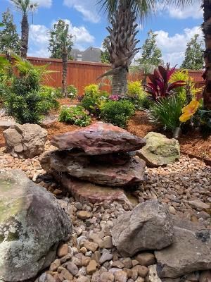 Beau Monde installed landscape Lafayette, LA