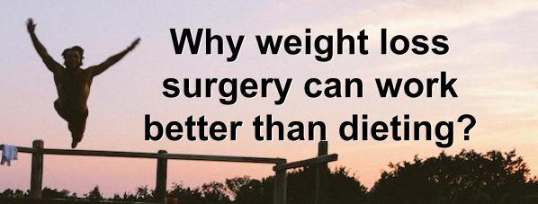 Weight loss surgery works better than dieting