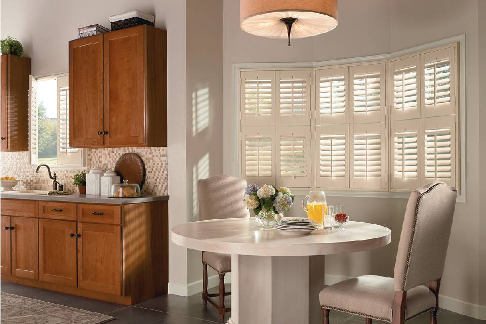 Hunter Douglas NewStyle® Hybrid Shutters, interior shutters, composite window shutters near Elizabethtown, Kentucky (KY)