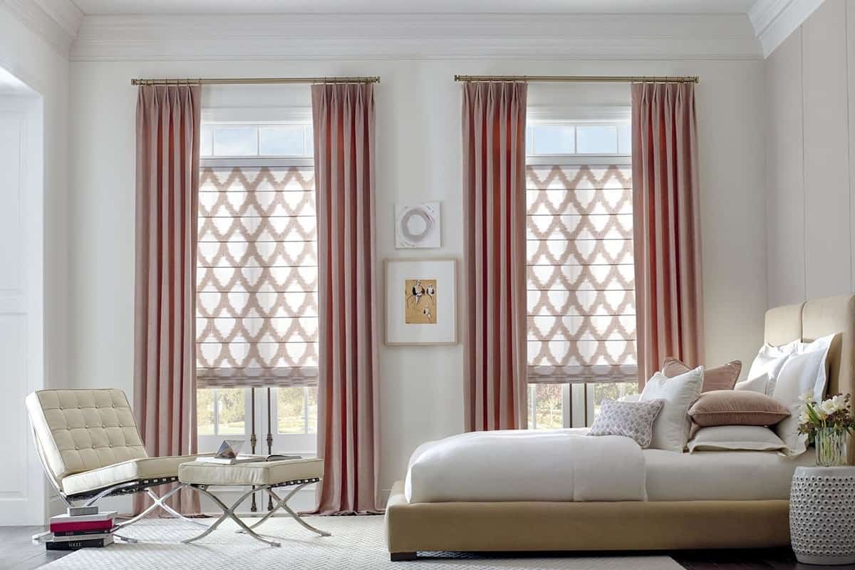 Eclectic Design Mistakes, Hunter Douglas, Custom Design Studio™ Roman Shades near Elizabethtown, Kentucky (KY)